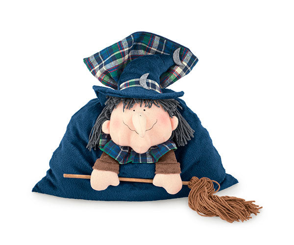 Addobbo Natale Sacco Befana Blu 39x53cm