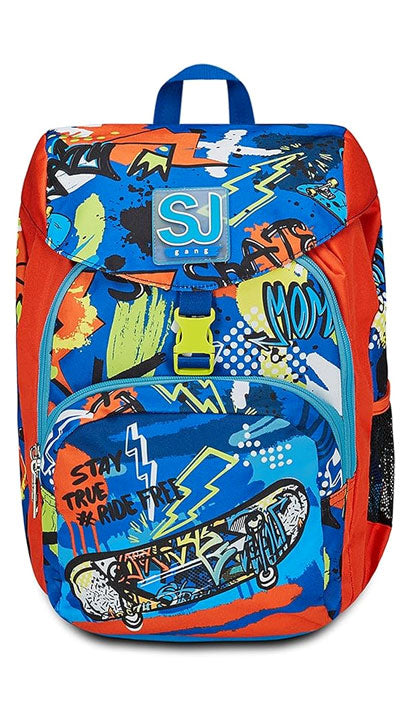 Zaino Seven SJ Gang Doppio Scomparto Primino Trickyled Boy