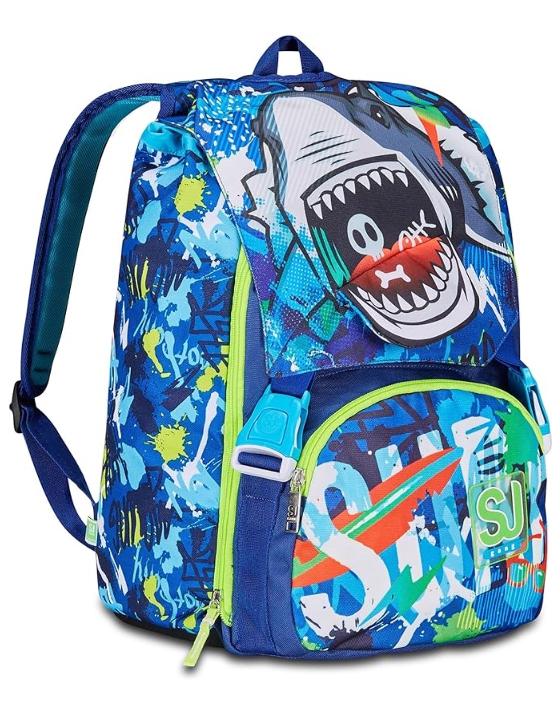 Zaino Scuola SJ Gang Shark Story Sdoppiabile