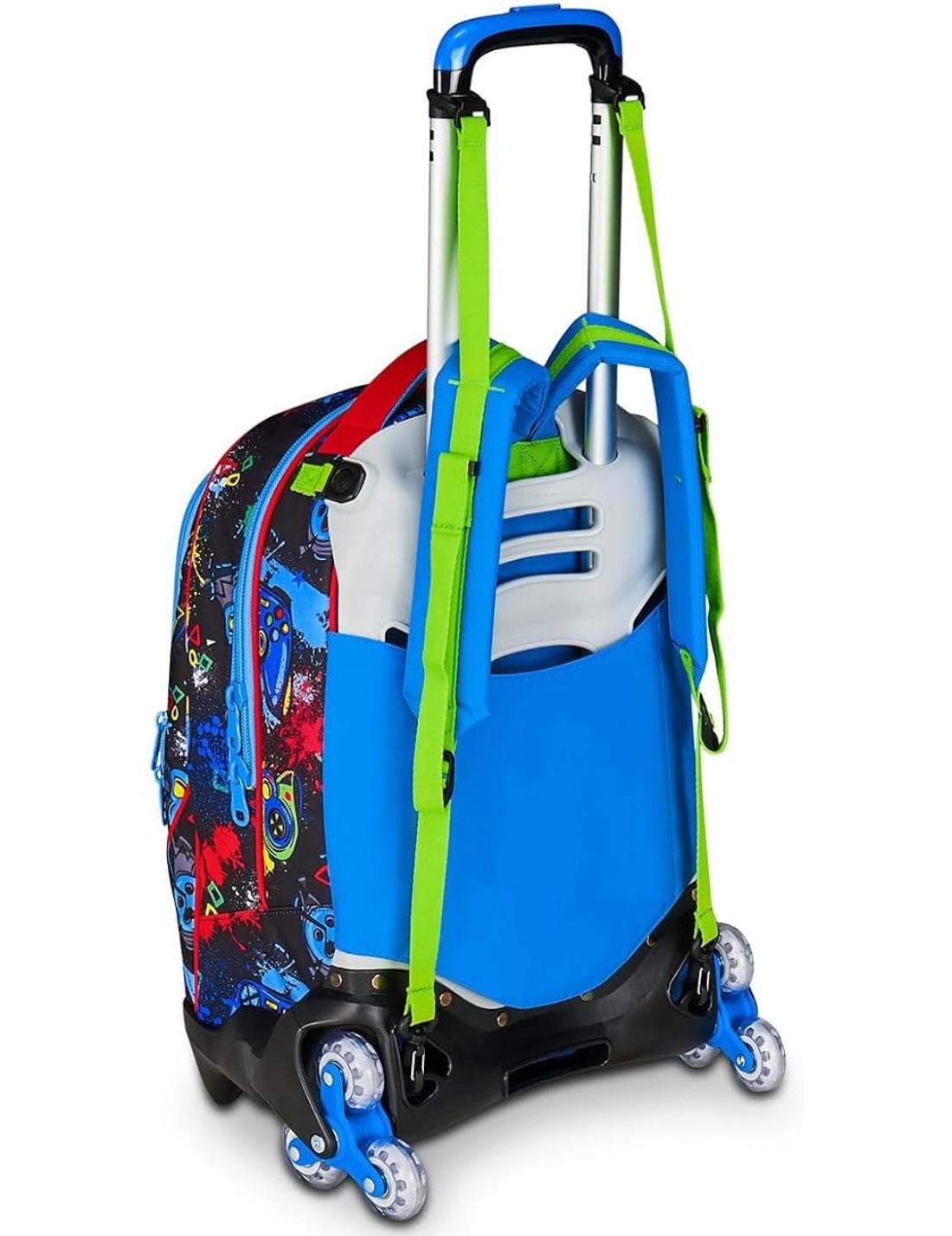 Zaino Trolley Seven Jack-3WD+ Sj Gang Game Led Boy