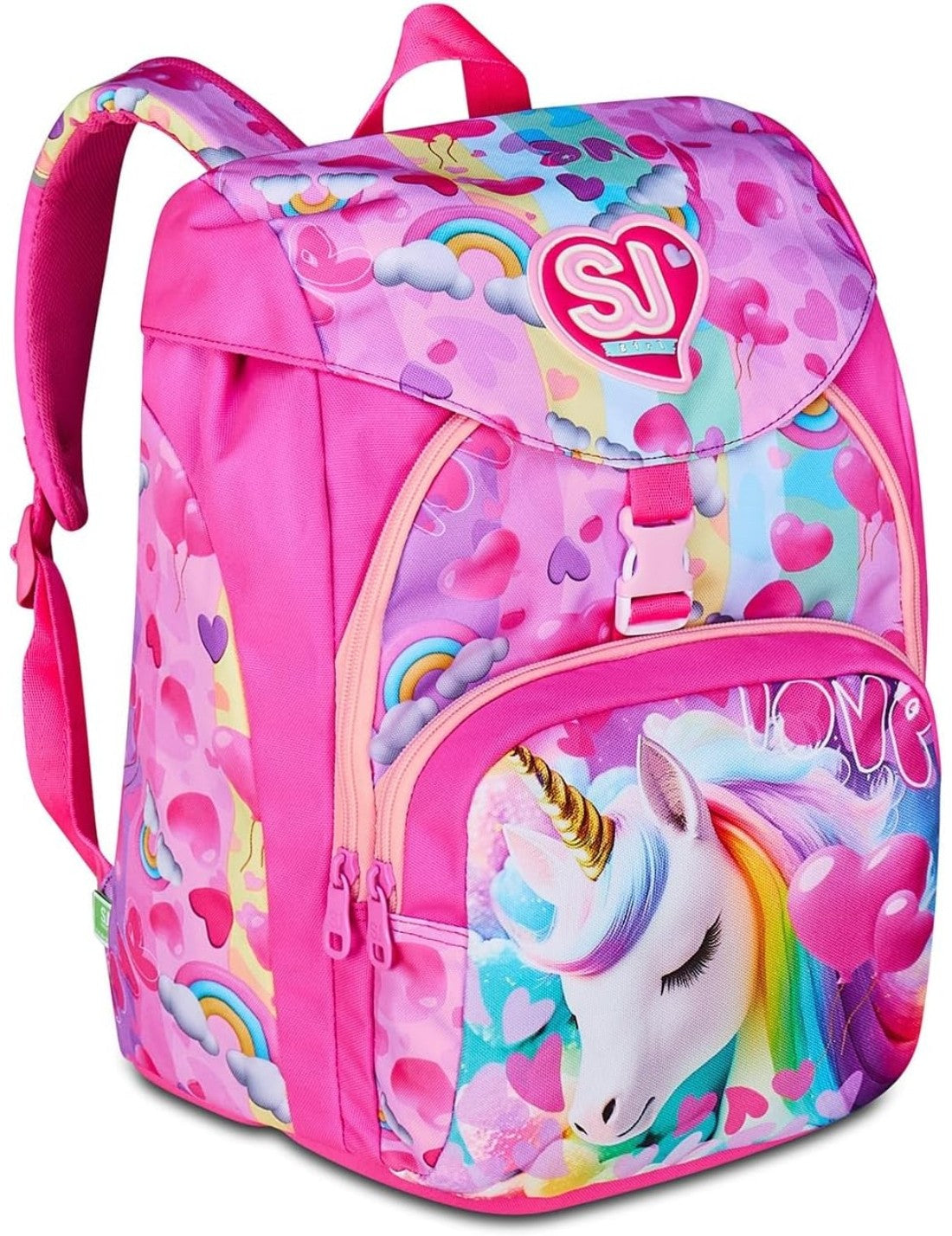Zaino Seven Sj Gang Primino Flyunicorn Girl