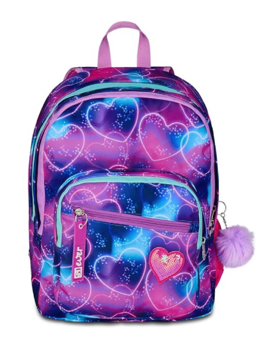 Zaino Seven Sj Gang Doppio Scomparto Multiheart Girl