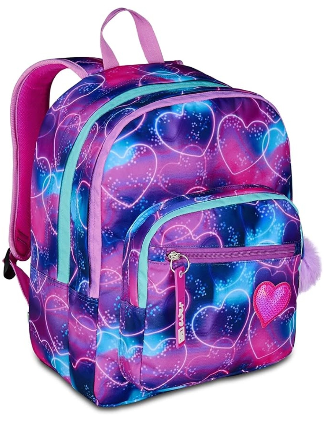 Zaino Seven Sj Gang Doppio Scomparto Multiheart Girl