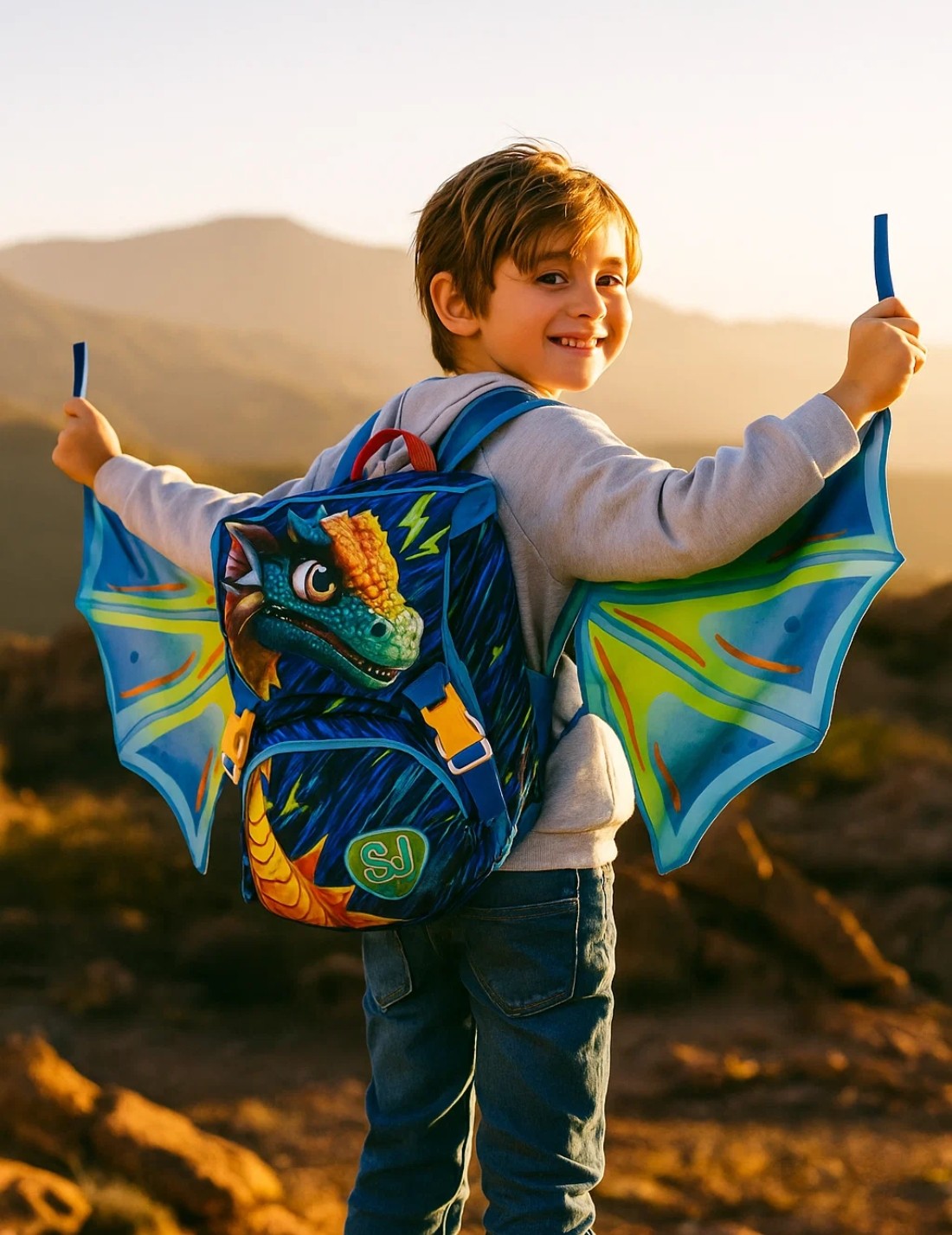 Zaino Scuola Sdoppiabile Big SJ Gang Dragon Glide