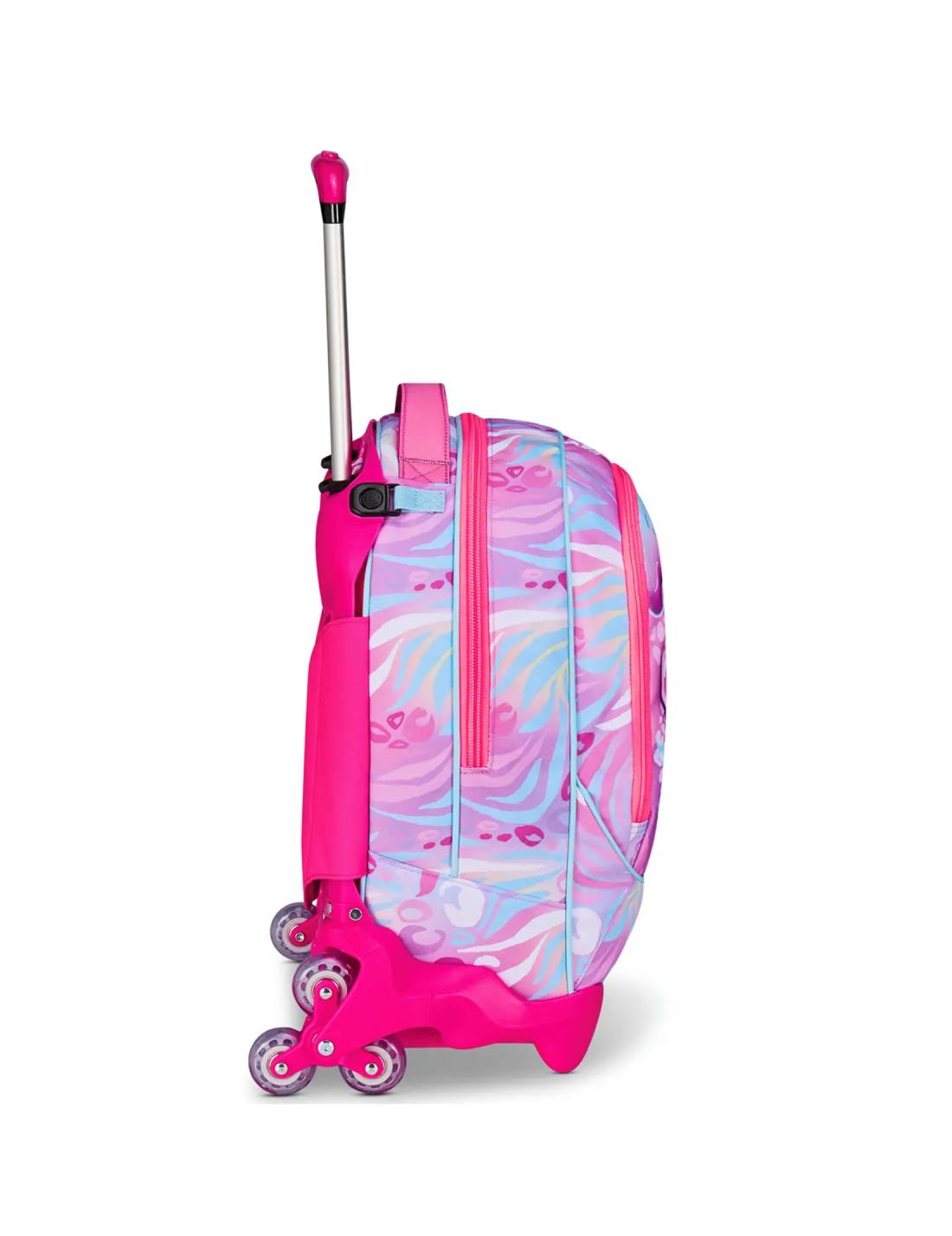 Trolley Scuola SJ Gang Jack 3WD+ Plushy Rabbit – Zaino Bambina Gatto 3 Ruote Con Manico Telescopico
