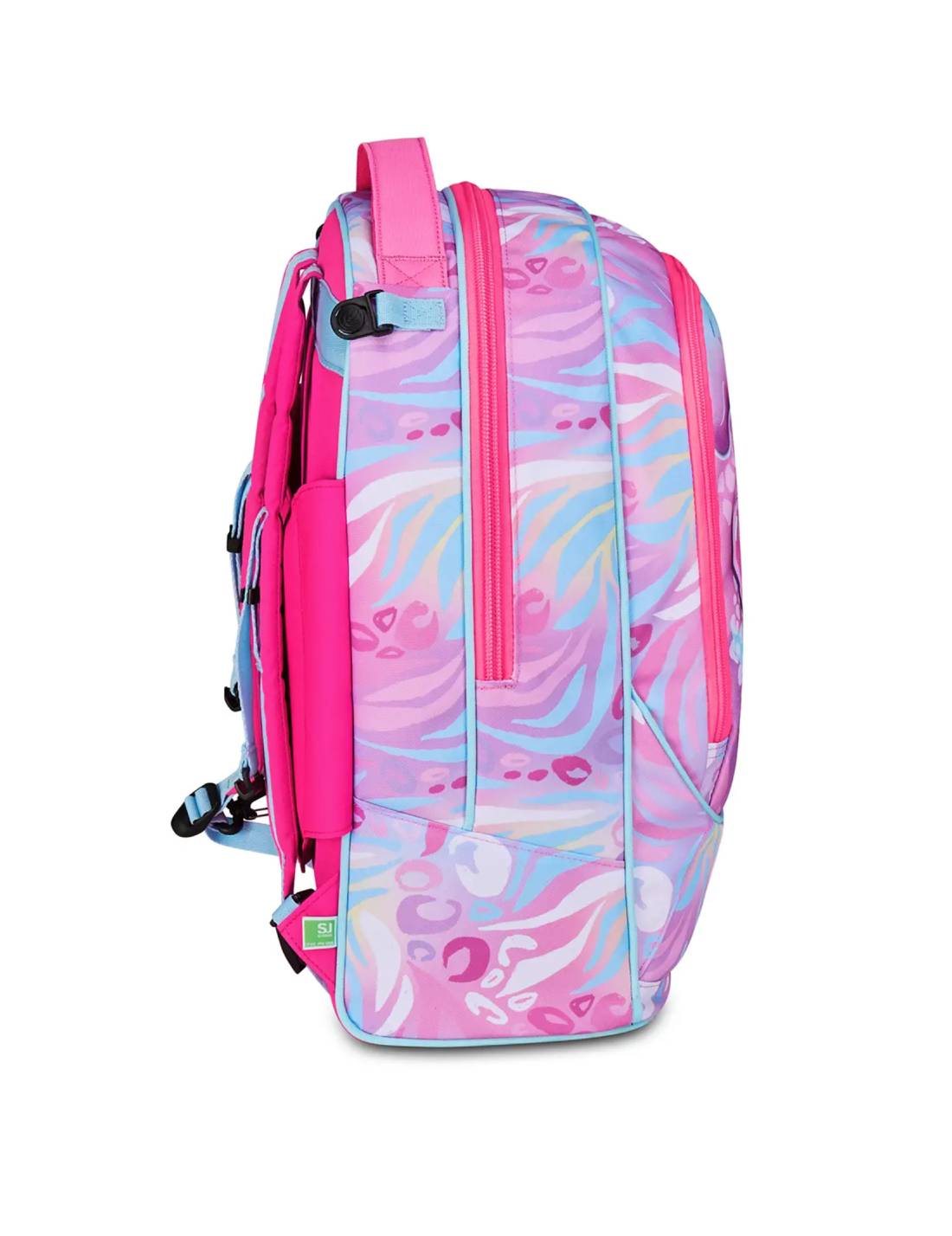 Trolley Scuola SJ Gang Jack 3WD+ Plushy Rabbit – Zaino Bambina Gatto 3 Ruote Con Manico Telescopico