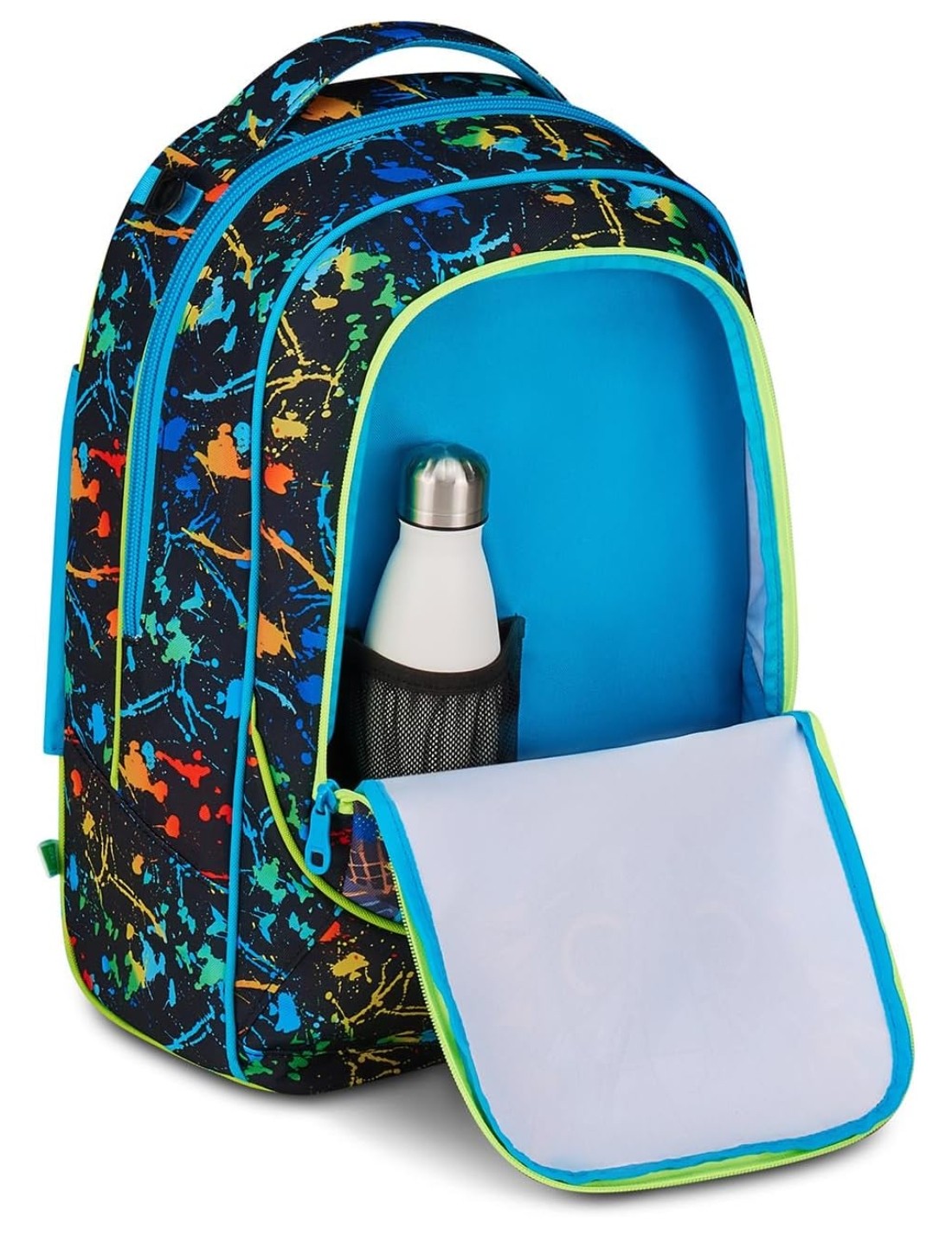 Trolley Scuola Sganciabile SJ Gang Jack-3WD+ Jam Gang Led Look Blu