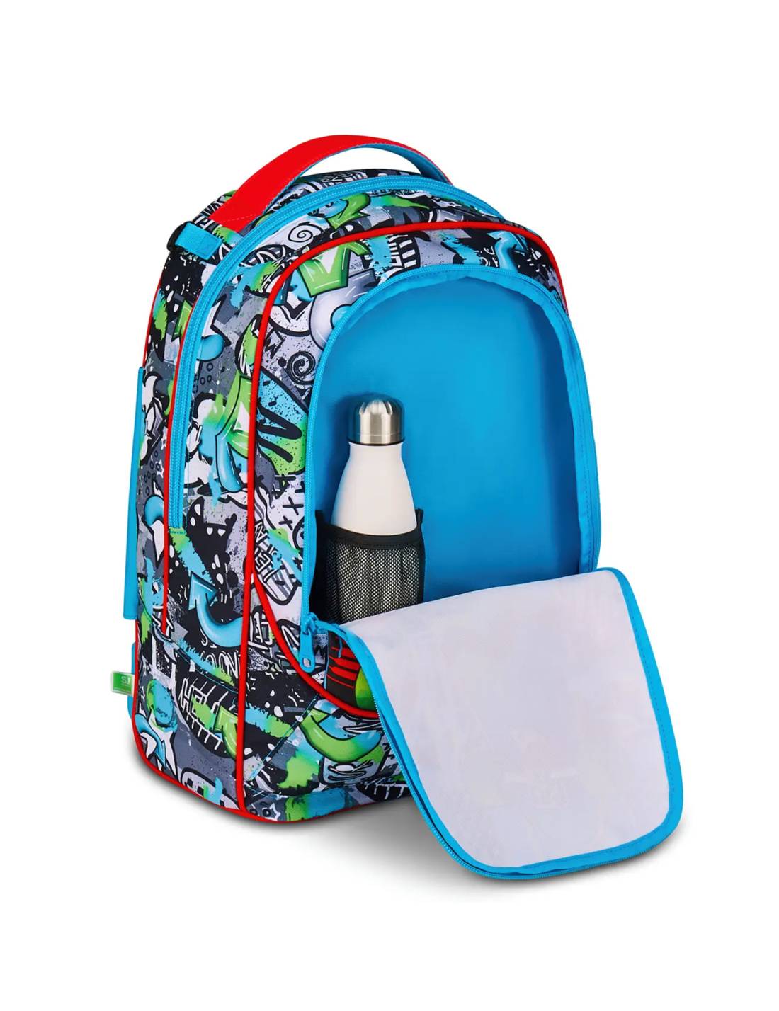Trolley Scuola SJ Gang Jack 3WD+ Trickyled Boy – Zaino Bambino 3 Ruote Con Manico Telescopico Estensibile