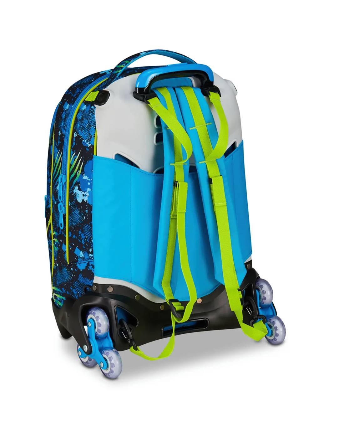 Trolley Scuola SJ Gang Jack 3WD+ Air Tiger – Zaino Bambino Tigre 3 Ruote Estensibile Con Manico Telescopico