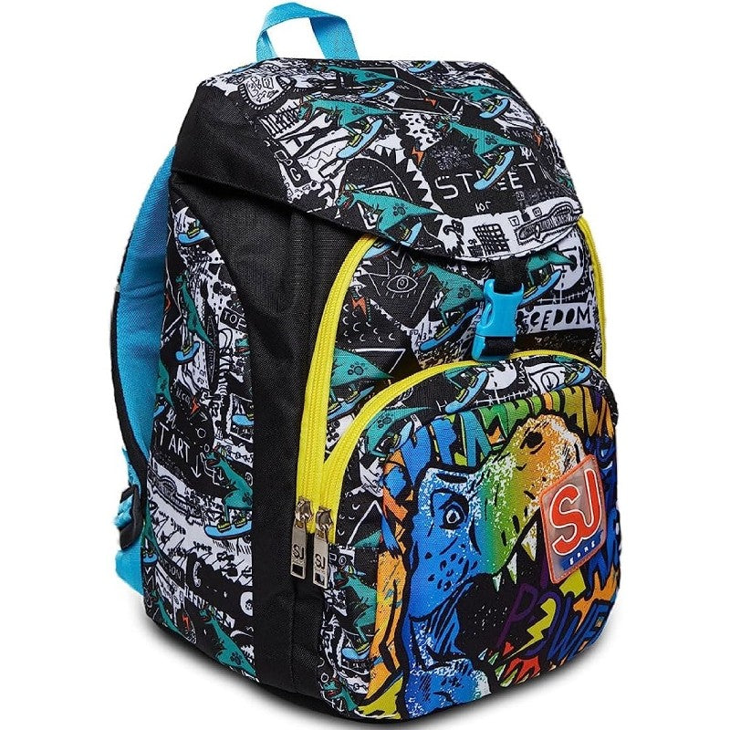 Zaino Seven SJ Gang Doppio Scomparto Primino Boy Dino