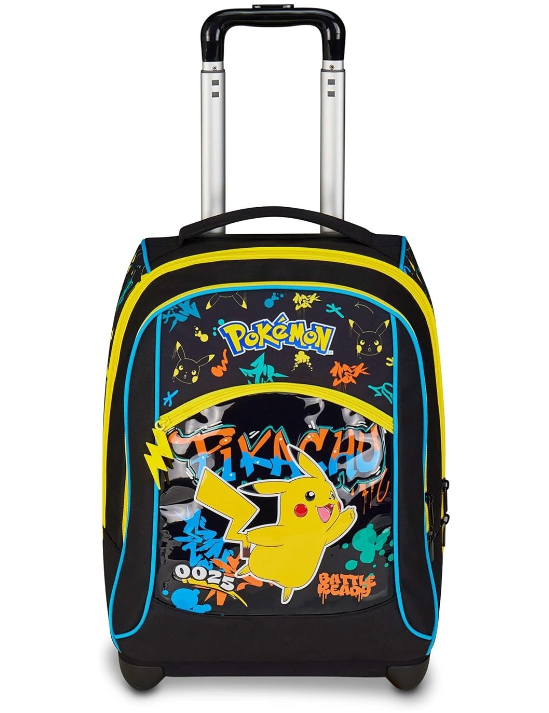Zaino Trolley Big Fisso 2 in 1 Seven Pikachu Pokémon