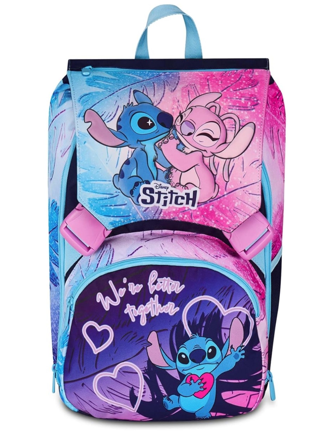 Zaino Seven Sdoppiabile Big Lilo And Stitch Cute And Fluffy