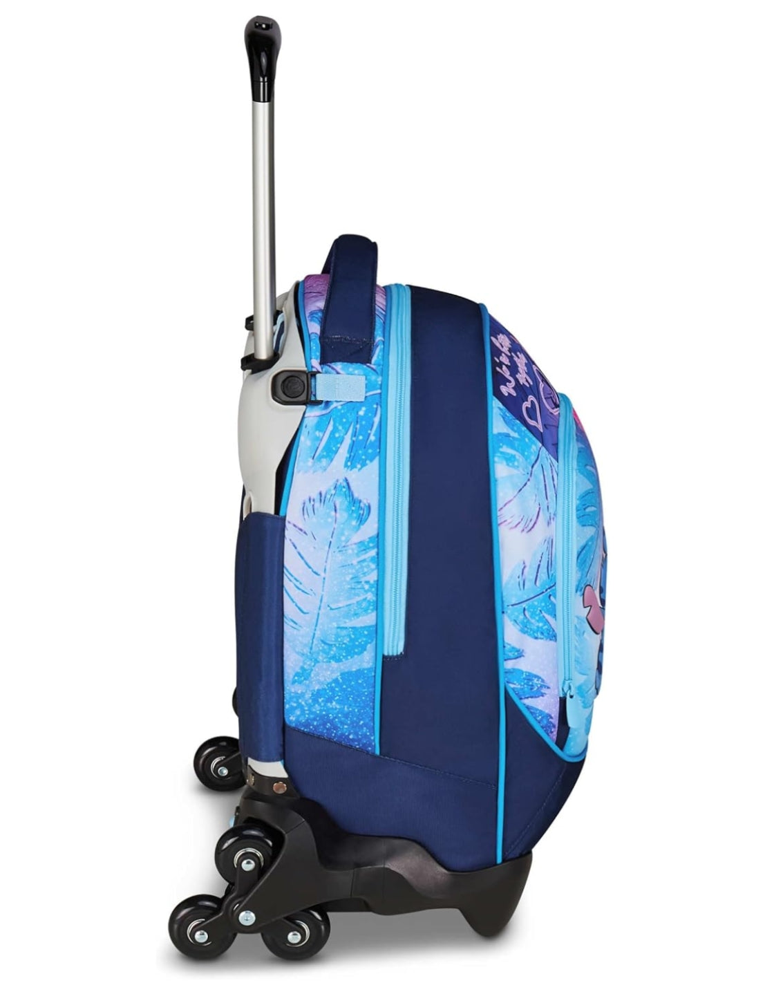 Zaino Trolley Staccabile 3 in 1 Seven Lilo And Stitch Cute And Fluffy