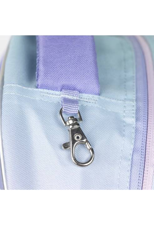 Zaino Scuola Organizzato Disney Stitch E Angel 42cm