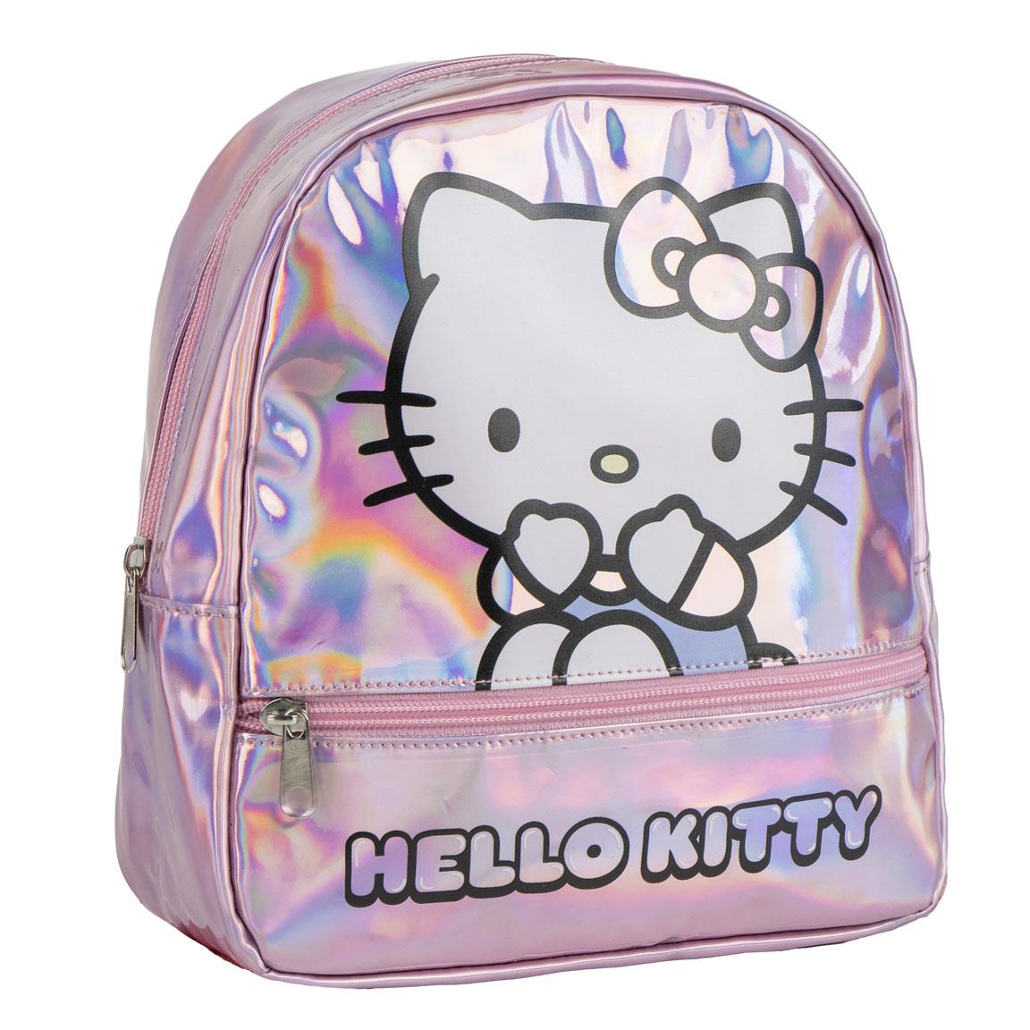 Mini Zaino Asilo Iridescente Hello Kitty