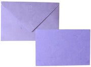 Buste Con Biglietto Carta Gelso Riso Naturale Viola 12x17cm 10pz