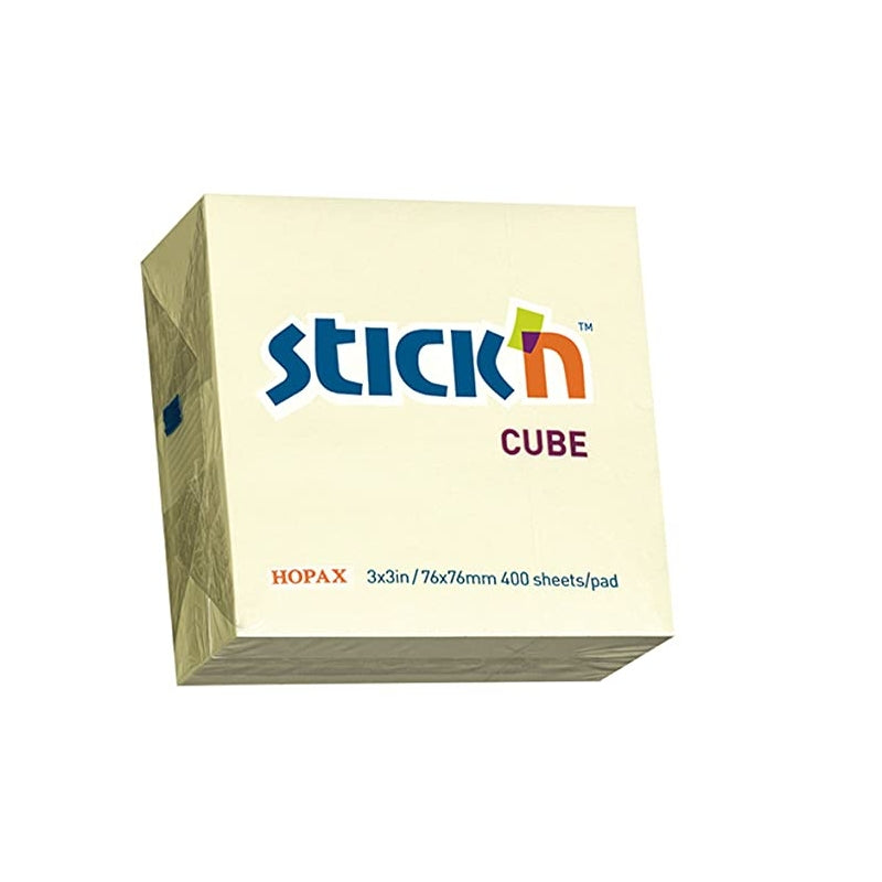Bigliettini Adesivi 76x76mm 400 Fogli Gialli Stick'N