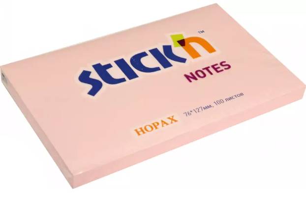 Bigliettini Adesivi 76x127mm 100 Fogli Rosa Pastello