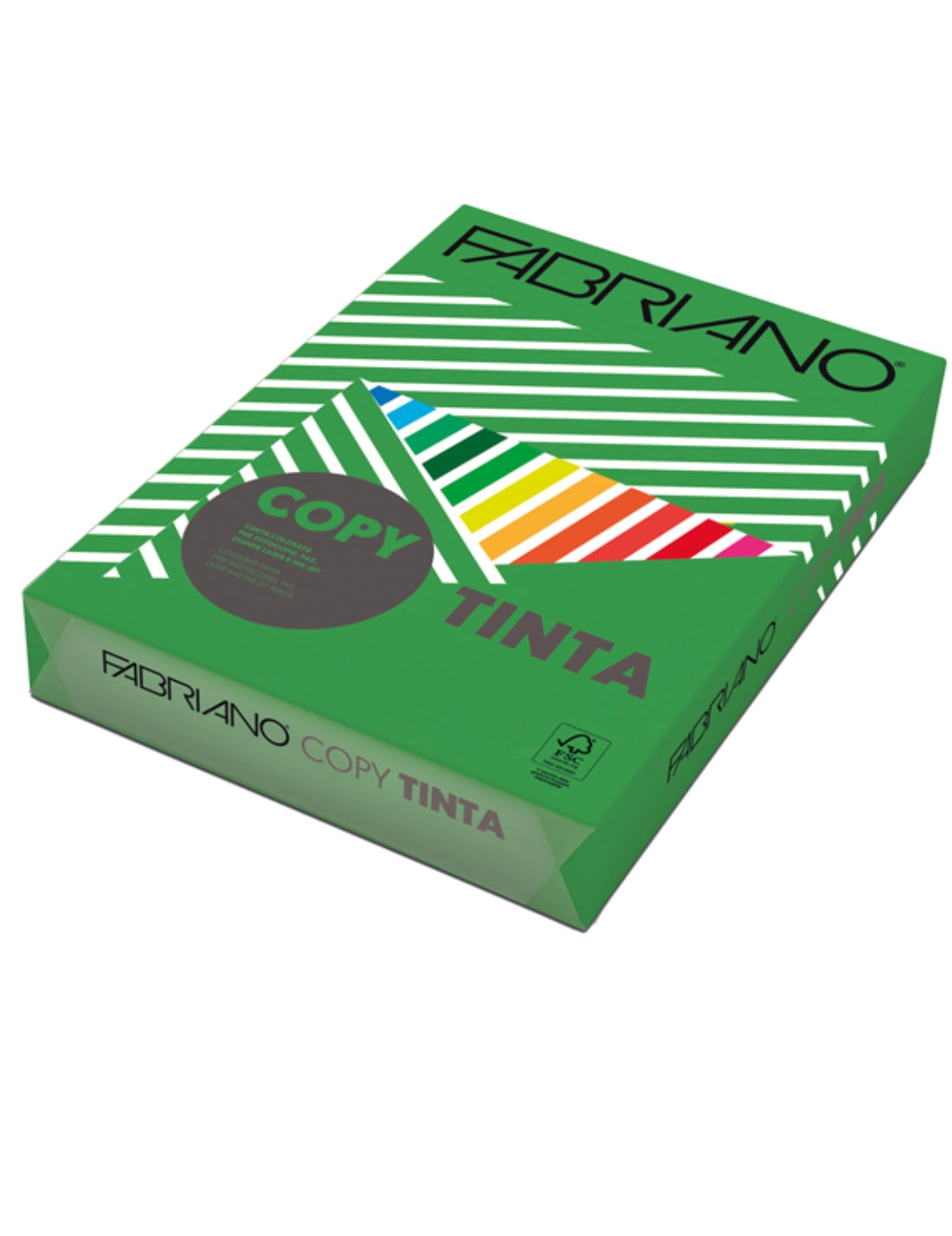 Risma Di Carta Colorata Fabriano A4 Copytinta Verde Intenso 80g 500 Fogli