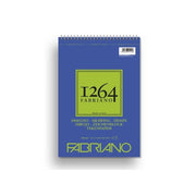 Fabriano Album Blocco Disegno 1264 Nero Spiralato