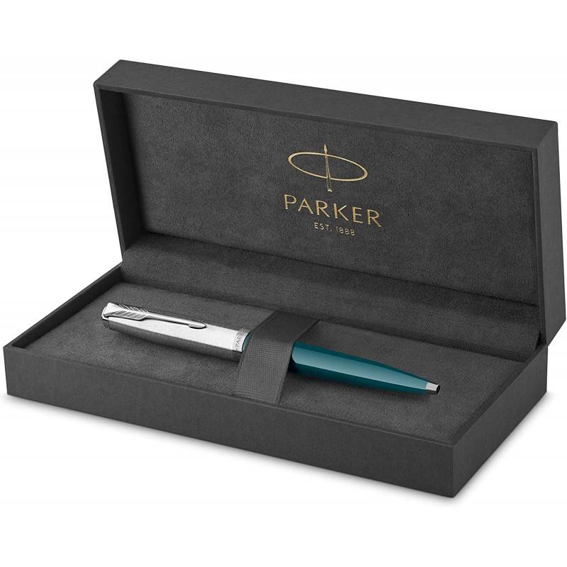 Parker Penna 51 A Sfera Verde Foglia Finiture Cromate