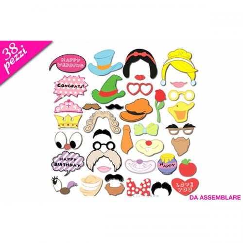Selfie Stick Decorativi Party 38pz.