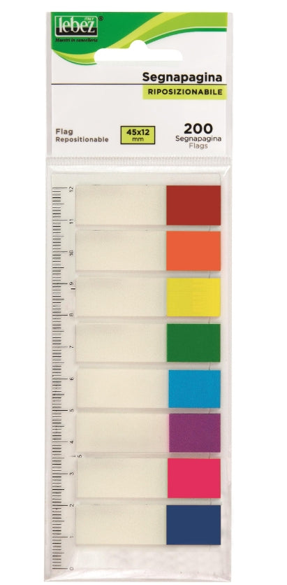 Segnapagina Multicolor 200 Fogli 8 Colori
