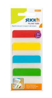 Segnapagina Adesivi Riposizionabili 38x51mm 4 Colori 24 fogli