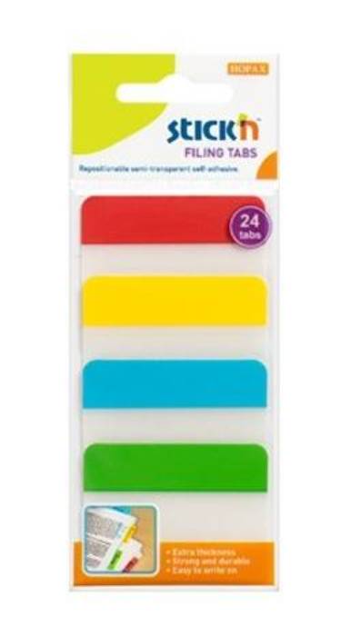 Segnapagina Adesivi Riposizionabili 38x51mm 4 Colori 24 fogli