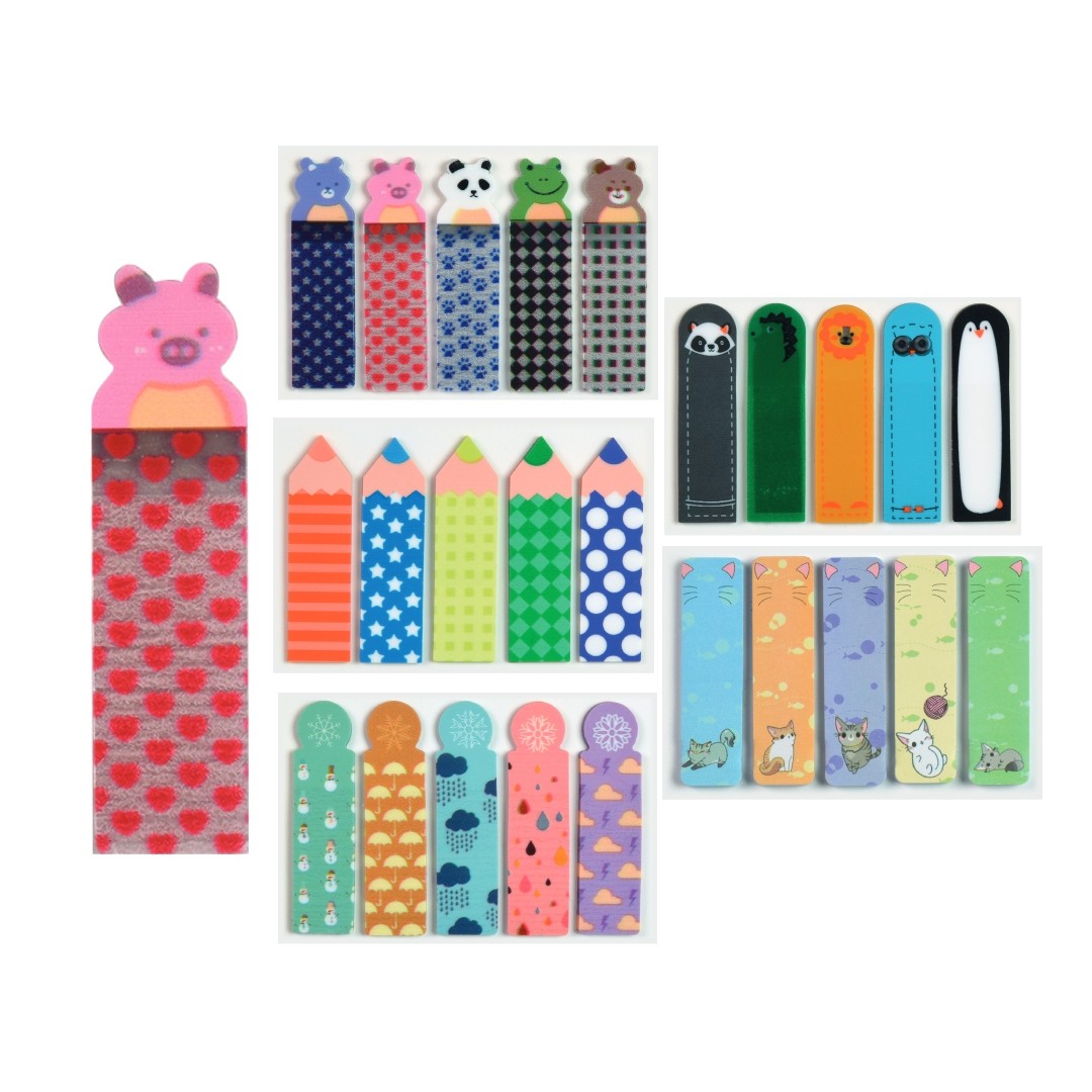 Segnapagina Adesivi Animali Dolci