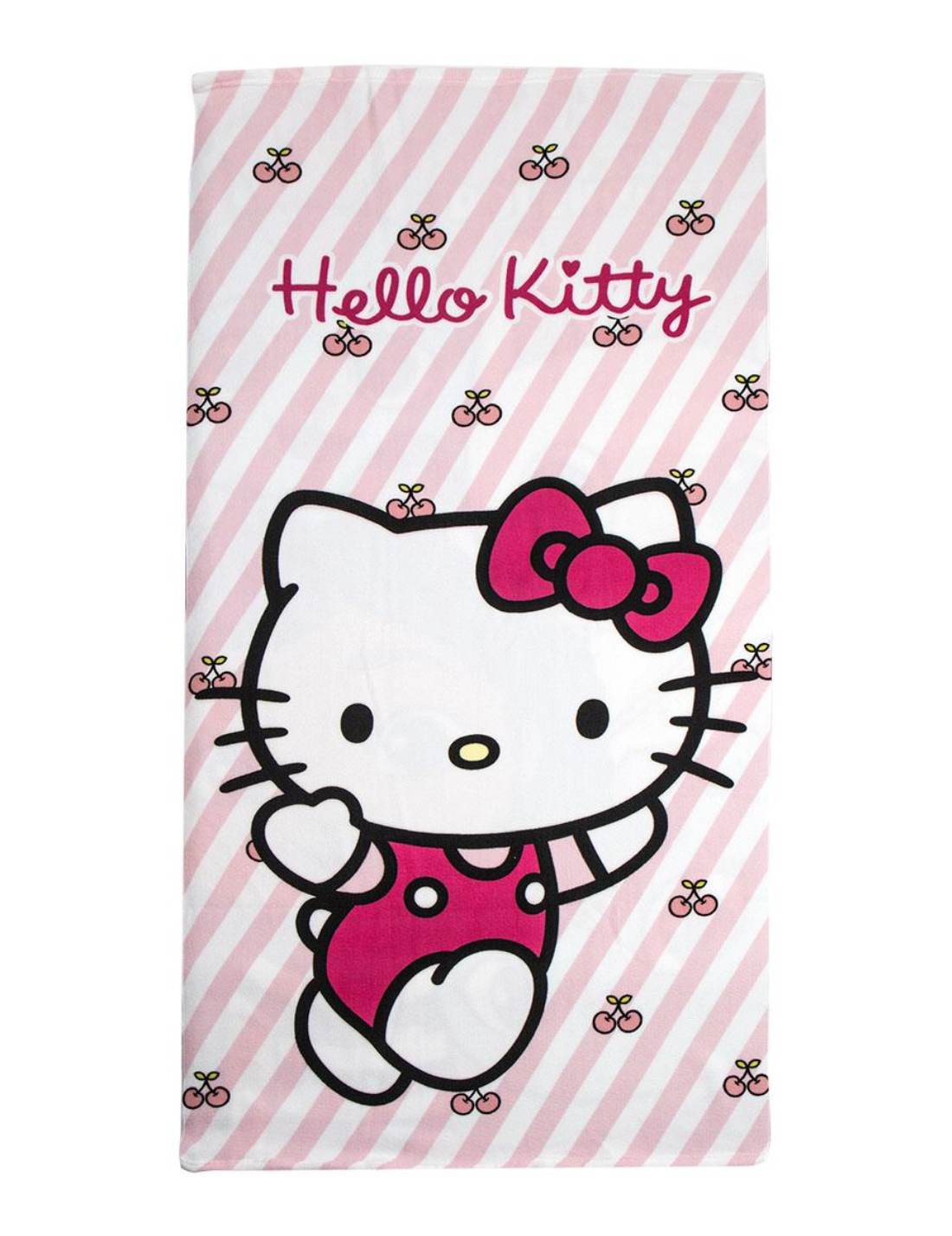 Telo Mare In Microfibra Rosa Hello Kitty 140cm
