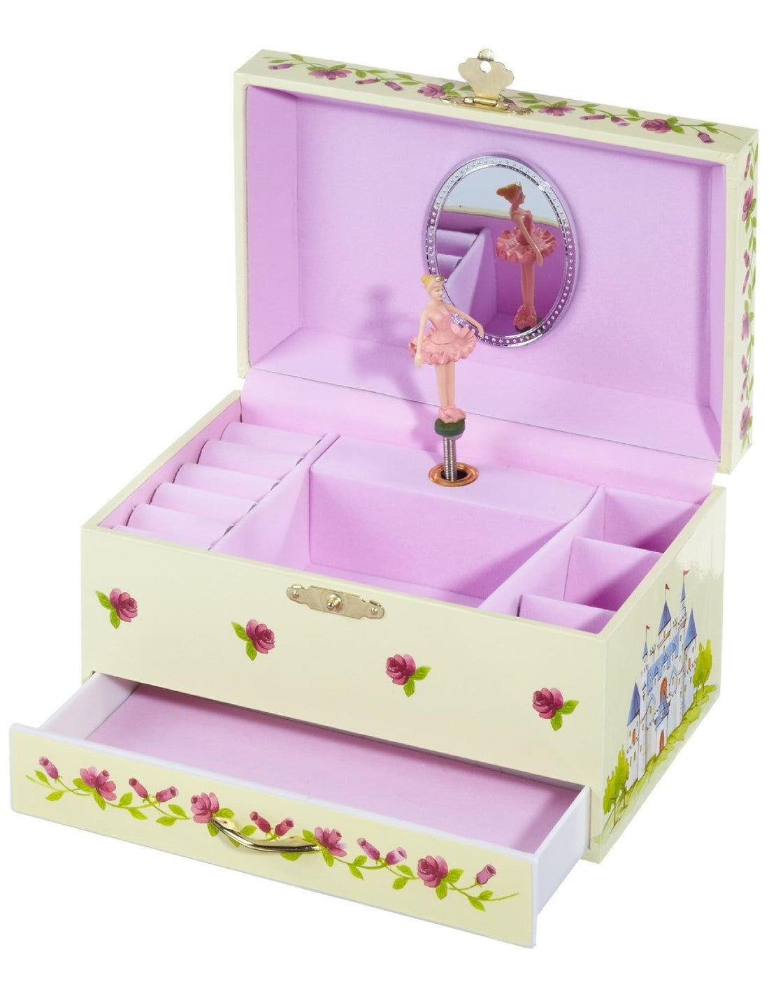 Carillon Ballerina Portagioie Con Suono E Movimento