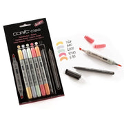 Copic Pennarelli Doppia Punta Set 5 Più 1 Colori Pastello