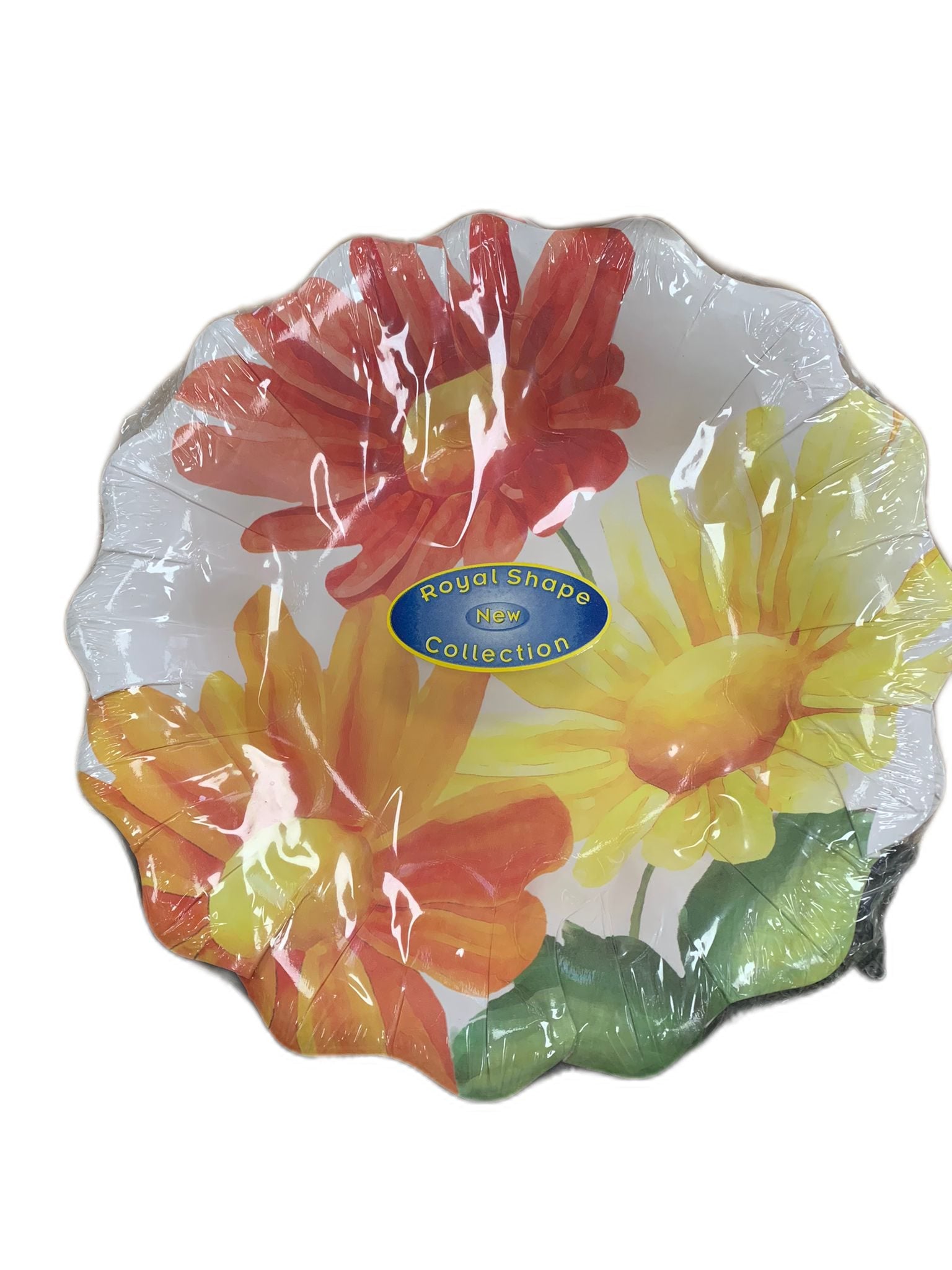 Piatti Di Carta Fondi Fiori 10pz.