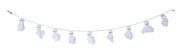 Ghirlanda Di Fantasmini 150cm Ornamento Halloween