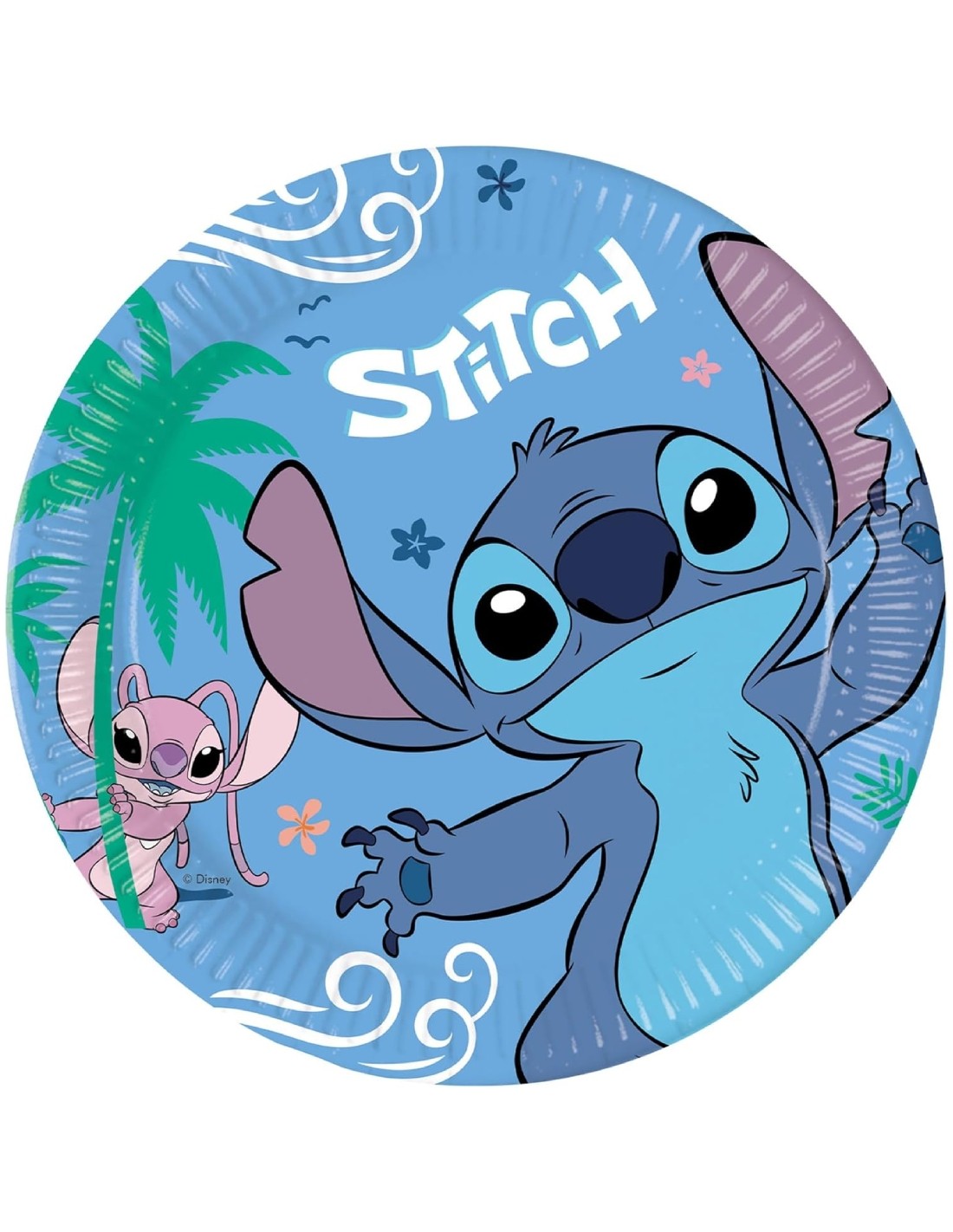 Piatti Di Carta Lilo E Stitch 23cm 8pz