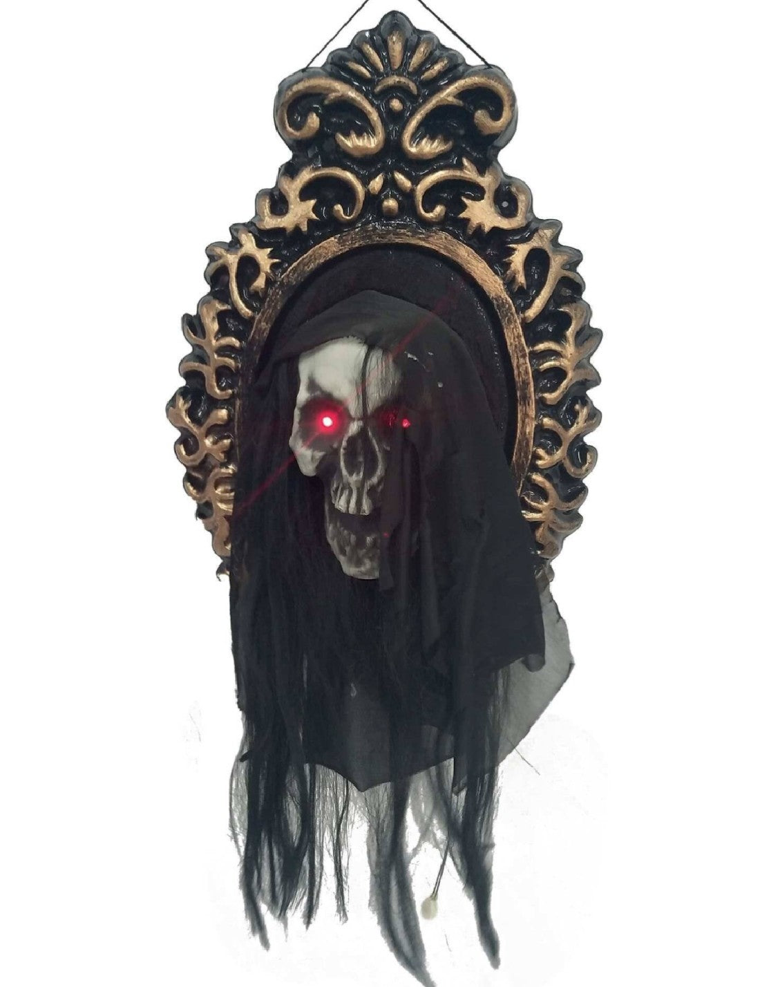 Specchio Di Halloween Strega Animata 57cm