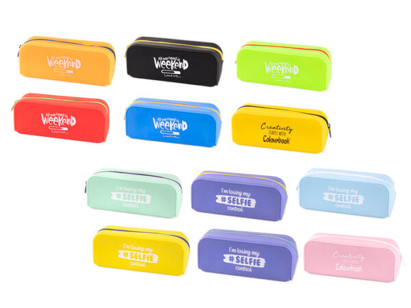 Astuccio Portapenne Silicone Colourbook Bicolor Goommy