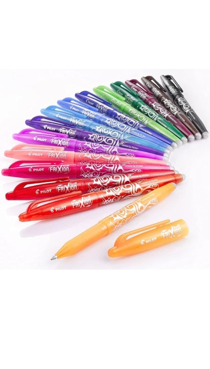 Set Penne Pilot Frixion Roller Ball 0,7mm Cancellabile 15pz