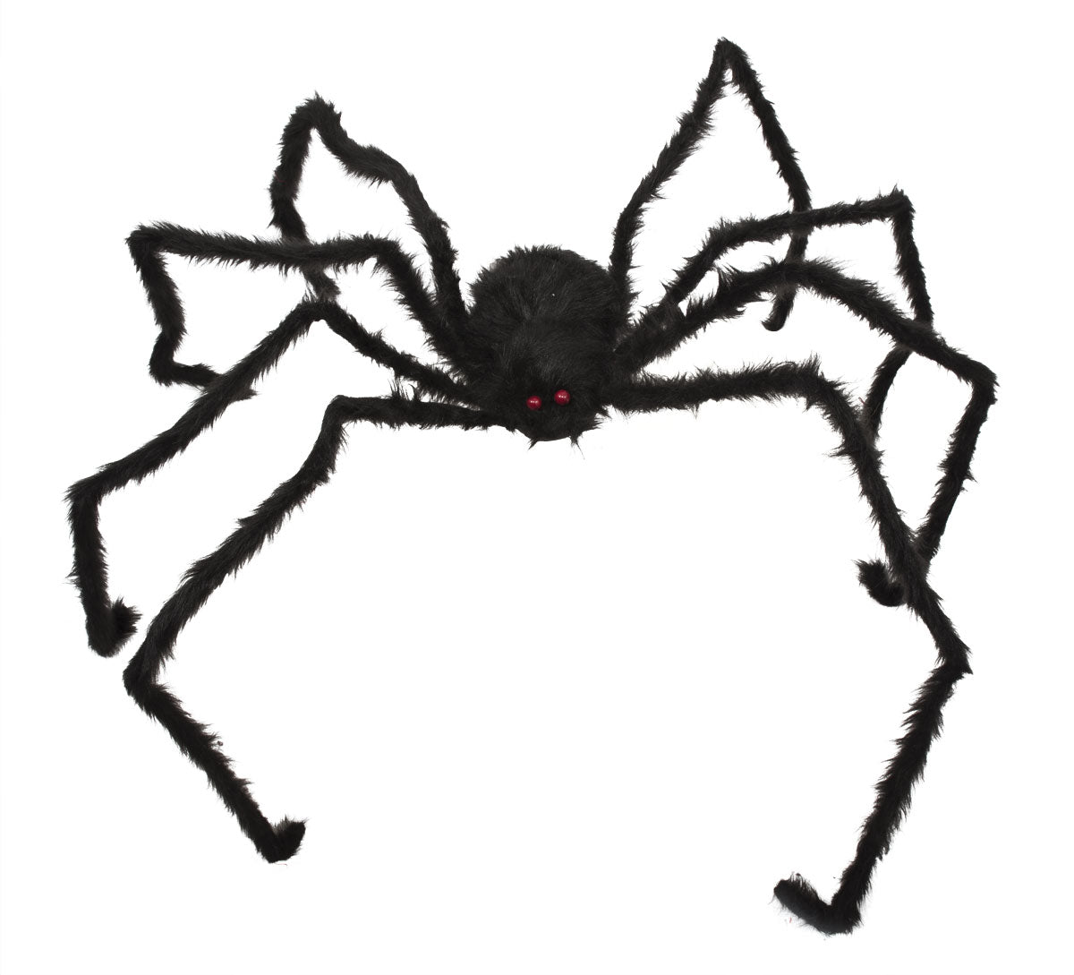 Ragno Gigante Marrone Peloso 130cm Ornamenti Halloween