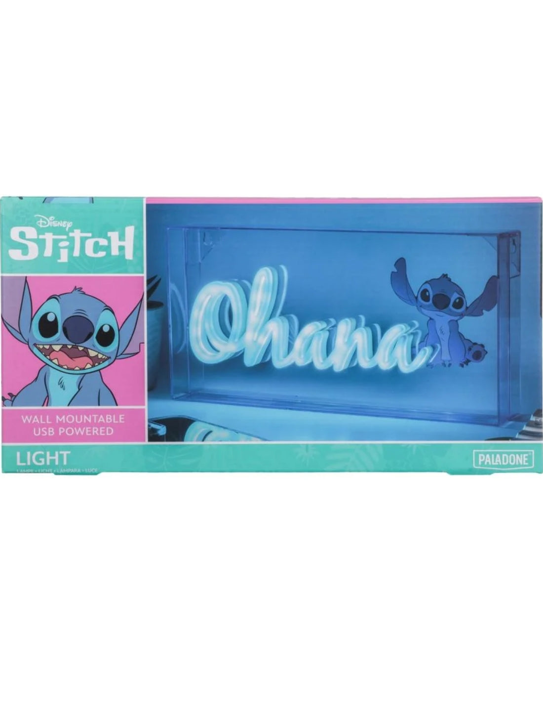 Lampada Neon Stitch Ohana