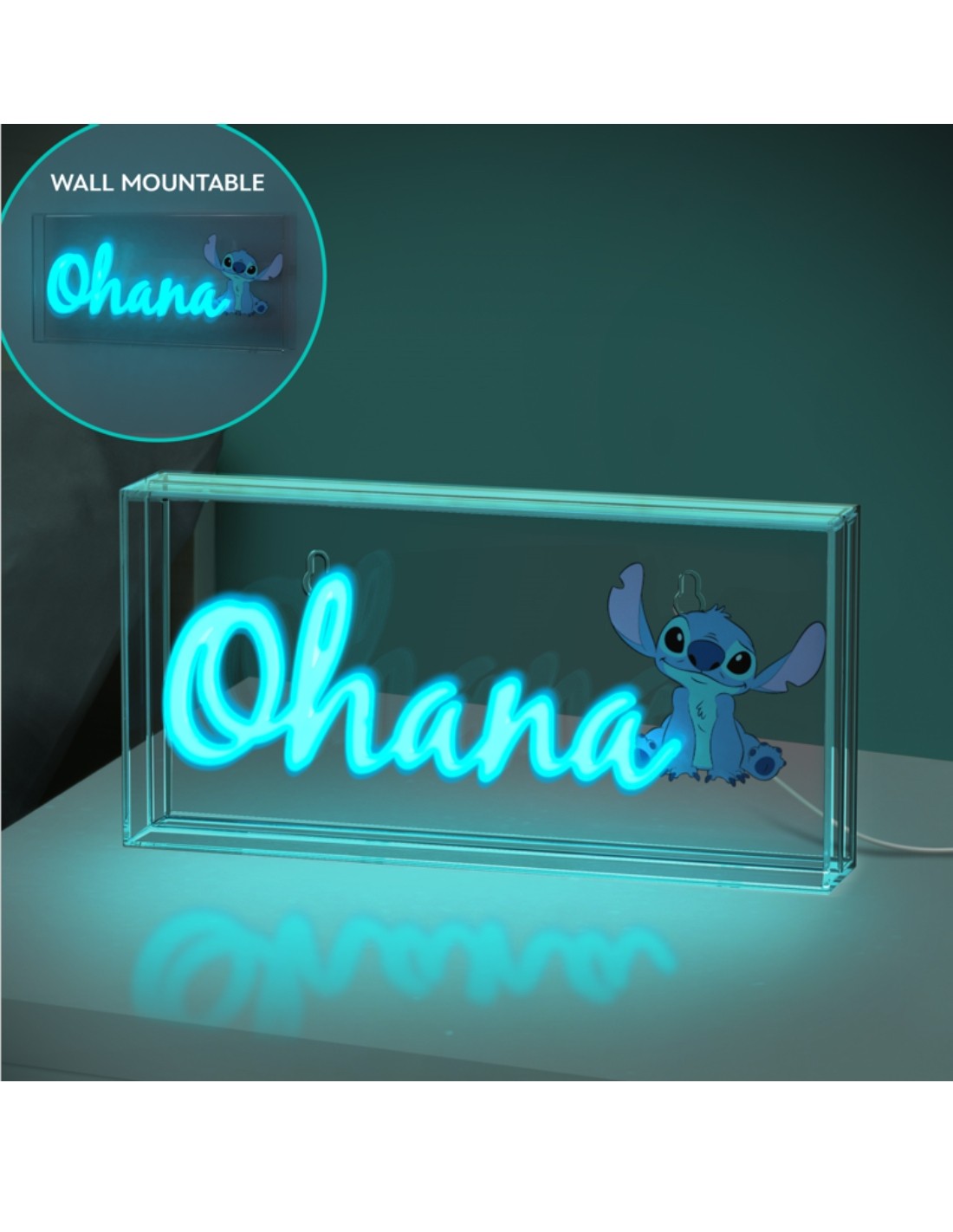 Lampada Neon Stitch Ohana