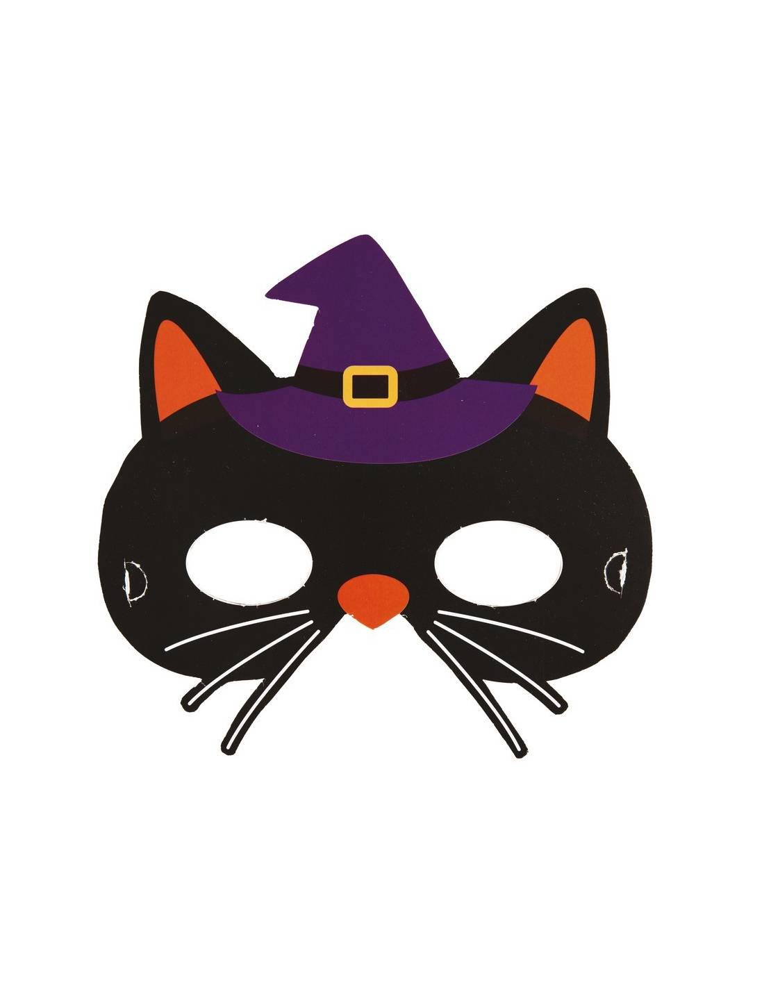 Set 4 Maschere In Carta Halloween Per Bambini