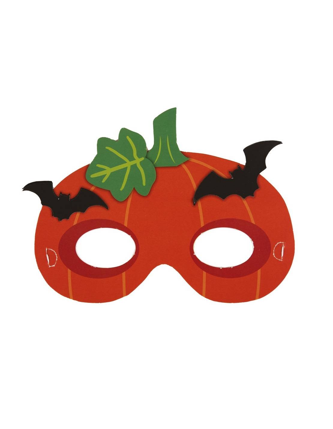Set 4 Maschere In Carta Halloween Per Bambini