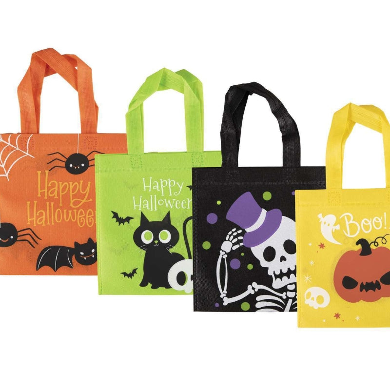 Busta Sacchetto In Tessuto Per Caramelle Halloween Assortita