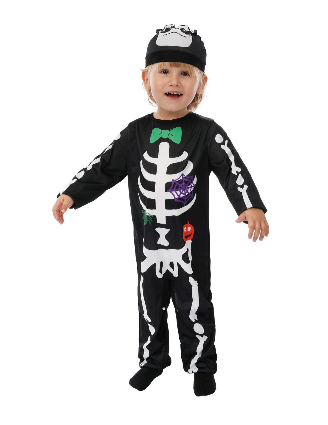 Costume Di Halloween Bambini Scheletro 1/2 Anni