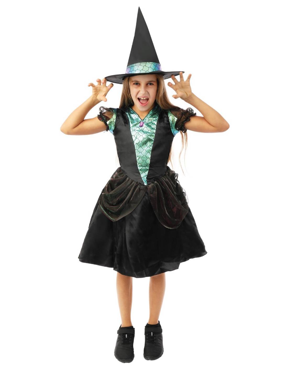 Costume Di Halloween Bambina Maga Dei Draghi 7/9 Anni