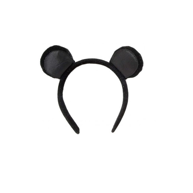 Frontino Orecchie Topolino Mickey Mouse Velluto Accessori Halloween E Carnevale