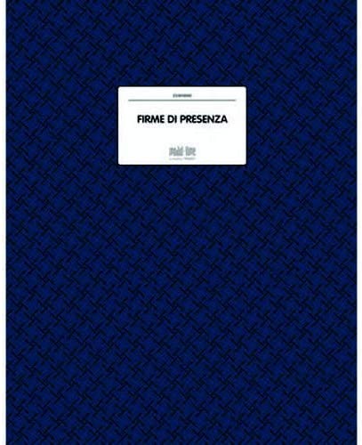 Registro 96 Pagine per Firme Presenze A Lavoro