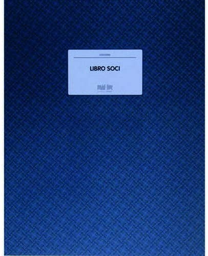 Libro Soci per Associazioni E Cooperative Da 47 Pagine 31x24,5cm